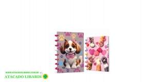 CADERNO INTELIGENTE 80 FOLHAS 14,5X21CM SORT  HA78435