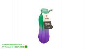 GARRAFA PLAST 1000ML C/TAMPA COLOR ELG65107