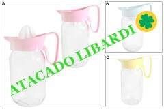JARRA VIDRO 1000ML C/ESPREMEDOR FRUTAS M289