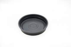PRATO PLAST JARDIM REDONDO 12CM N1 PRETO 033