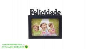 PORTA RETRATO PLAST 15X10 H FELICIDADE FFBZ191615