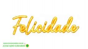 PLACA NEON FELICIDADE C/ LUZ FIXA QB 20X60CM A7186001