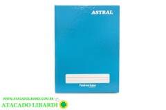 CADERNO 1/4 1M/48F CD COSTURADO AZUL 3151