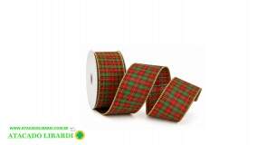 FITA ARAMADA XADREZ  12CM X 2,7M FIT120XA