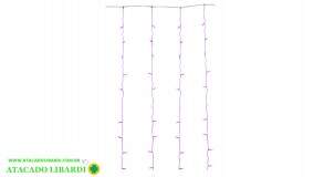 CORTINA  500 LED 3X3M ROXO 127V 49201001