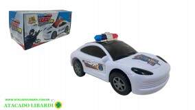 CARRO 20CM POLICE  C/LUZ E SOM TKAB4631