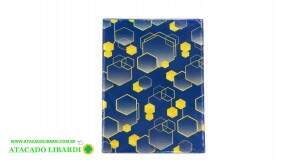 PAPEL 35X53CM PRES SACO BLUE GOLD C/50UNI 435