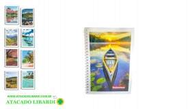 CADERNO 1/4 1M/48F FLEX ESPIRAL 3024