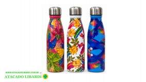 GARRAFA ISOTERMICA FLORAL VINTAGE 600ML 8646