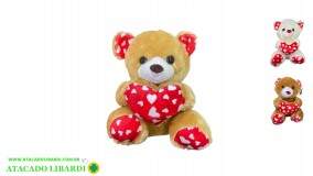 URSO PELUCIA  16,5CM C/CORACAO HW72608