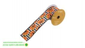 FITA DECORATIVA  6,3X9,14CM  ABOBORAS HALLOWEN 57853001