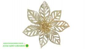 BICO PAPAGAIO 14CM C/GLITTER DOURADO 98118001