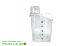 PORTA SABAO PO  PLAST 2500ML MULTIUSO C/COPO DOSADOR FJ91341