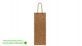 SACOLA PAPEL VINHO 35X11,5X9CM A8931001