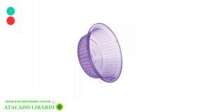 BACIA PLAST CANELADA 2,5L COLOR 332