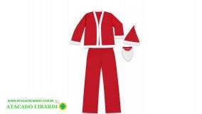 FANTASIA PAPAI NOEL FELTRO 5PCS ADULTO LY504