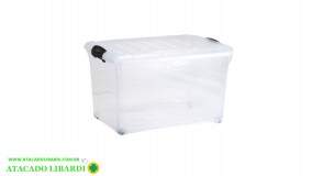ORGANIZADOR PLASTICO 25L  TRASPARENTE 1800