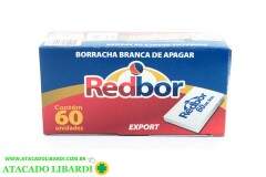 BORRACHA ESCOLAR BRANCA 60UNI 000010