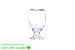 TACA CERVEJA VIDRO 10CM 300ML 41017