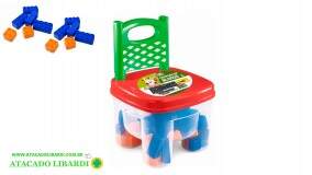 CADEIRINHA INFANTIL  BLOCOS DE MONTAR 6465