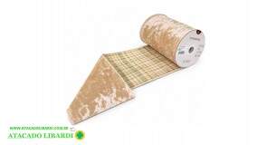 FITA ARAMADA VELUDO 15CMX5M C/COSTURA OFF WHITE A4983004