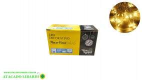 PISCA 100 LED 9M BRANCO QUENTE 220V 8F FIO TRANSP NTL2100Q220V