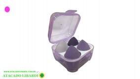 KIT ESPONJA MAQUIAGEM 4PCS COLOR CB4161