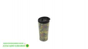 COPO PLAST 18CM 440ML DEC C/TAMPA FLIP BG20255