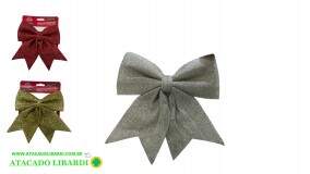 ENFEITE LACO 35X40CM C/GLITTER LAC0083
