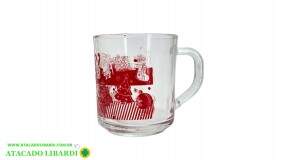 CANECA VIDRO 215ML 8X7,5X10CM NATALINO NTD70020       