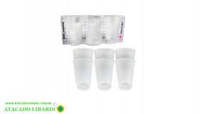 CONJ COPO VIDRO 200ML 10CM 6PCS ARIZONA 0522