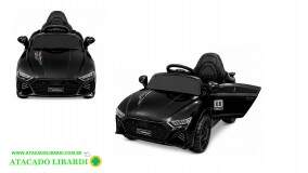 CARRO BEBE ELETRICO CONTROLE REMOTO PRETO 12V  FUT58