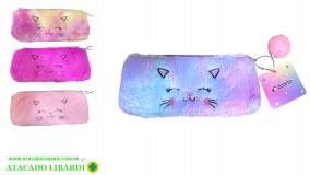 BLISTER ESTOJO ESCOLAR INF GATINHO 21X8,5CM DV80216