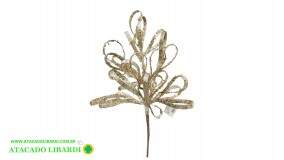 HASTE C/FITAS 45CM C/GLITTER  CHAMPANHE 99782001