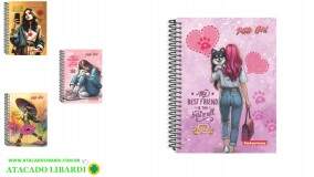 CADERNO 10M/160F CD ESPIRAL PETITE 3393
