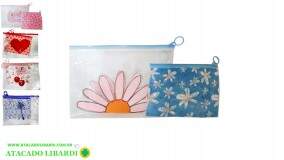 KIT NECESSAIRE 2PCS TRANSP COLOR HN81923