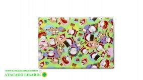 PAPEL 20X29CM PRES SACO NATAL C/50UN 889