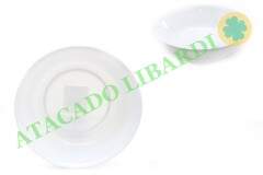 SALADEIRA MELAMINA 22,5CM RED BRANCA 30095B