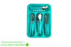 FAQUEIRO 25PCS C/PORTA TALHERES BESTIK 8438