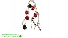 ENFEITE CORRENTE 100CM DECORADO NT0468
