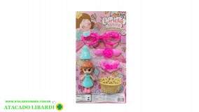 BLISTER BONECA 6PCS C/ACESSORIOS GK3288