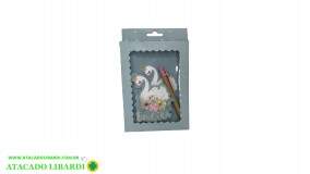 CADERNO 12X17CM 38F C/CANETA  HA86903