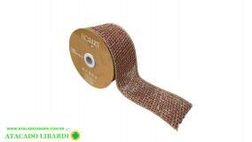 FITA ARAMADA RUSTICA METALIZADA BG VM 6,3X9,14CM 57758001