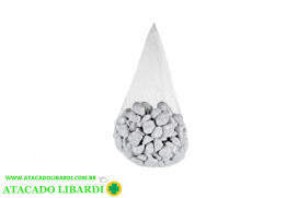 PEDRA DECORATIVA 500G BRANCA 4833