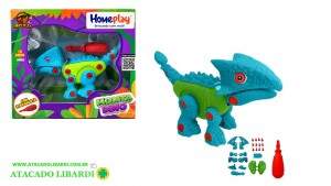 DINOSSAURO PLAST 18CM DESMONTAVEL 6310