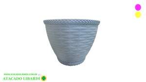 VASO PAREDE PLAST 20X29CM COLOR 539