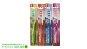 ESCOVA DENTAL ADULTO MACIA C/PROTETOR 12UNI IPLIM1911
