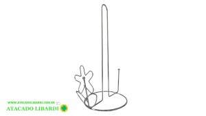 PORTA PAPEL TOALHA 29X15CM INOX CRS2869