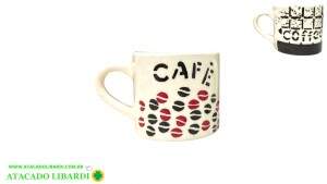 CANECA CERAMICA 80ML SORT IS0076