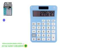 CALCULADORA 12 DIG COLOR HE85508
